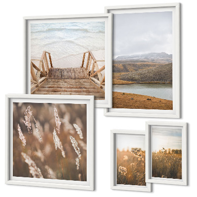 Poliptih u okviru Prirodni krajolici jezerskog polja