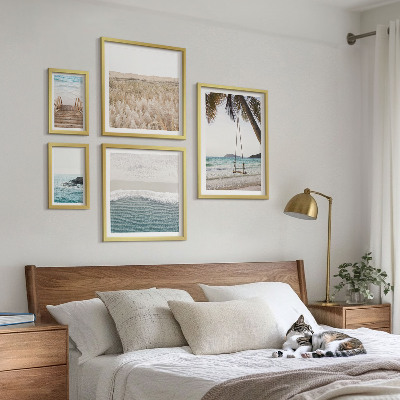 Set 5 slika u okviru Opuštajući pogled na more