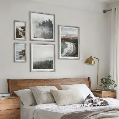 Set od 5 slika u okviru obalni krajolici i planinske šume