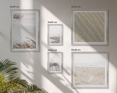 Set 5 slika u okviru Minimalistički motivi na plaži