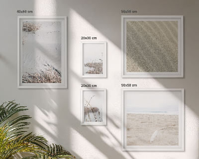 Set 5 slika u okviru Minimalistički motivi na plaži