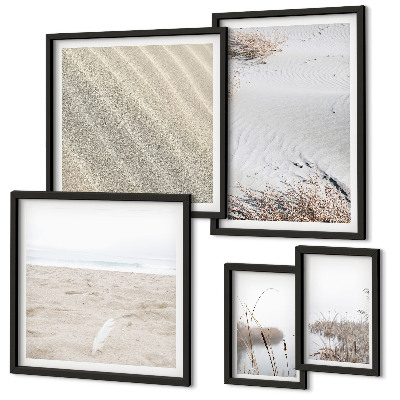 Set 5 slika u okviru Minimalistički motivi na plaži