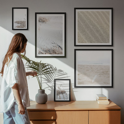 Set 5 slika u okviru Minimalistički motivi na plaži