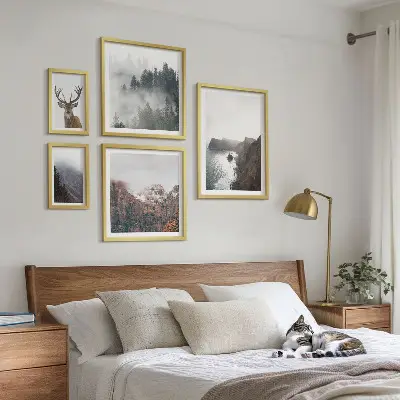 Divlji krajolici set od 5 slika u okviru