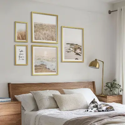 Set slika Prirodni krajolici plaža set za postavljanje iznad kauča
