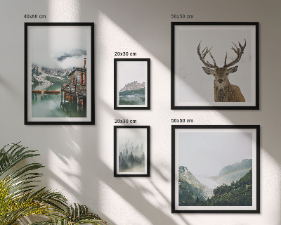 Set 5 slika u okviru Planinski prirodni krajolici