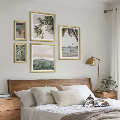 Harmonija prirode tropskih plaža poliptih u okviru