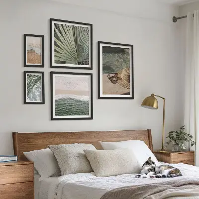 Set slika iznad kauča elegantni blagdanski motivi s vodenim bojama