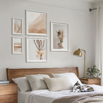 Set slika iznad kauča Elegantni boho biljni pejzaži