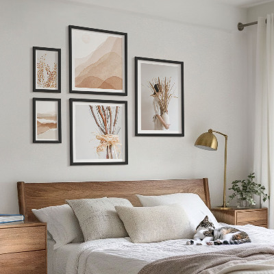 Set slika iznad kauča Elegantni boho biljni pejzaži