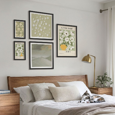 Set 5 slika u okviru Cvjetni urbani motivi