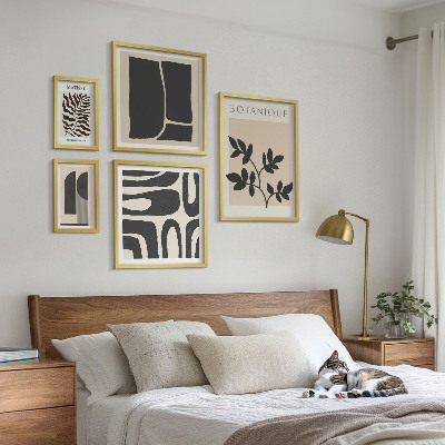 Set 5 slika u okviru Elegantna grafika apstraktne prirode