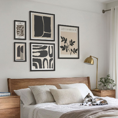 Set 5 slika u okviru Elegantna grafika apstraktne prirode