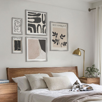 Set slika iznad kauča Elegantna minimalistička grafika
