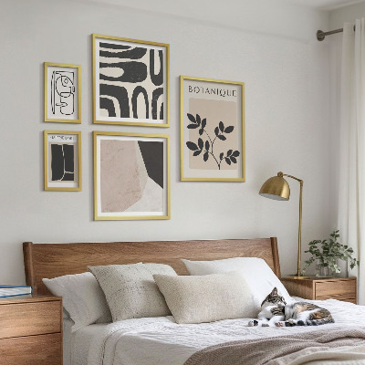 Set slika iznad kauča Elegantna minimalistička grafika