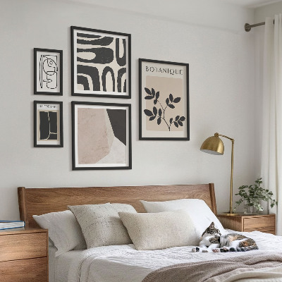 Set slika iznad kauča Elegantna minimalistička grafika