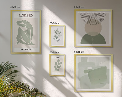 Set 5 slika u okviru Moderni stil s apstrakcijom