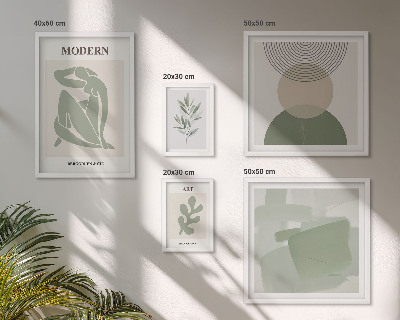 Set 5 slika u okviru Moderni stil s apstrakcijom