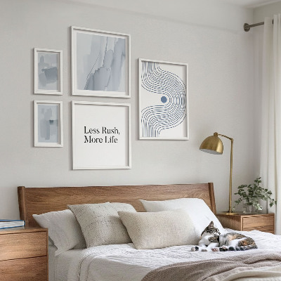 Set slika iznad kauča Moderna minimalistička grafika