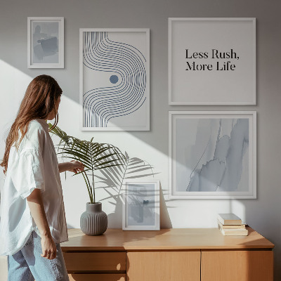 Set slika iznad kauča Moderna minimalistička grafika