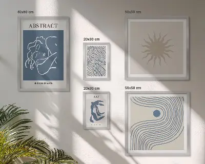 Elegantna apstraktna geometrija poliptih u okviru