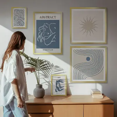 Elegantna apstraktna geometrija poliptih u okviru