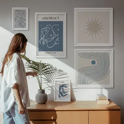 Elegantna apstraktna geometrija poliptih u okviru