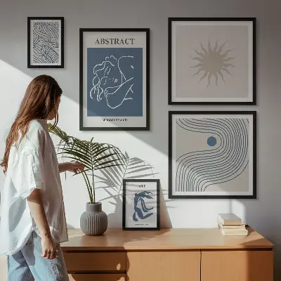 Elegantna apstraktna geometrija poliptih u okviru