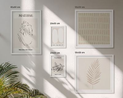 Set slika iznad kauča Oblici minimalističkog stila