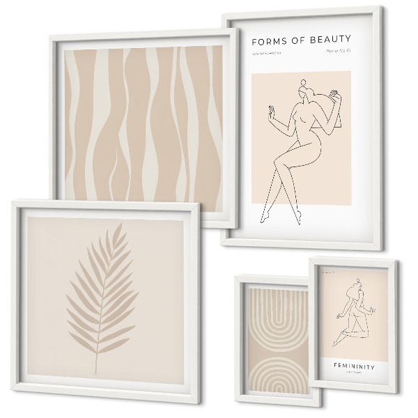 Set 5 slika u okviru Prekrasni minimalistički motivi