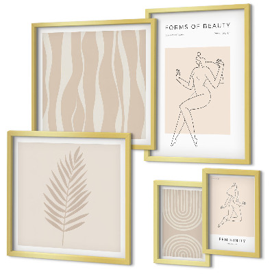 Set 5 slika u okviru Prekrasni minimalistički motivi