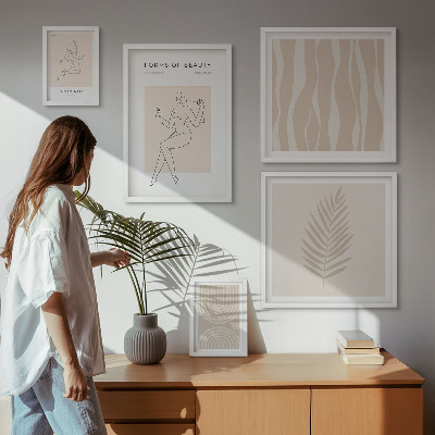 Set 5 slika u okviru Prekrasni minimalistički motivi