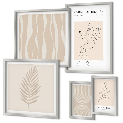 Set 5 slika u okviru Prekrasni minimalistički motivi