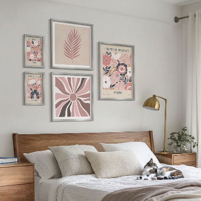 Poliptih u okviru Cvjetne tržnice u boho stilu