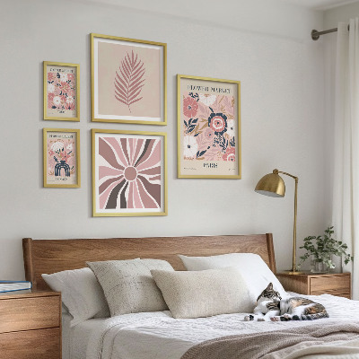 Poliptih u okviru Cvjetne tržnice u boho stilu