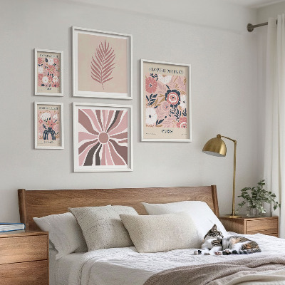 Poliptih u okviru Cvjetne tržnice u boho stilu