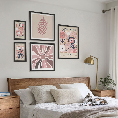 Poliptih u okviru Cvjetne tržnice u boho stilu
