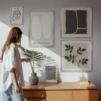 Set 5 slika u okviru elegantne linije minimalizma