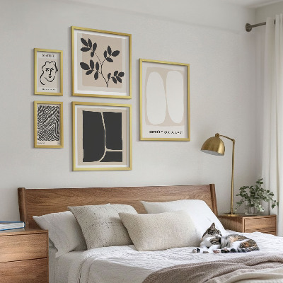 Set 5 slika u okviru Elegantne linije minimalizma grafike