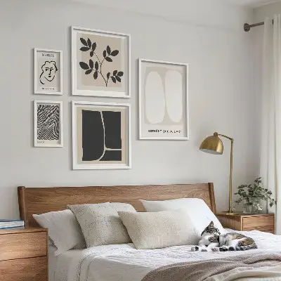 Set 5 slika u okviru elegantne linije minimalizma