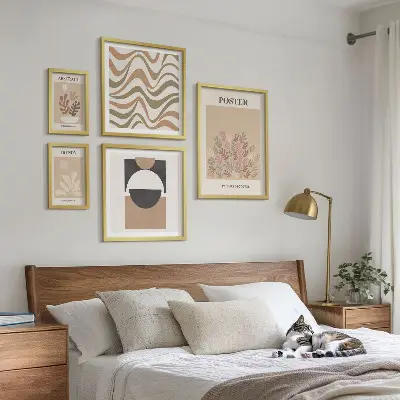 Elegantne biljne apstrakcije poliptih u okviru
