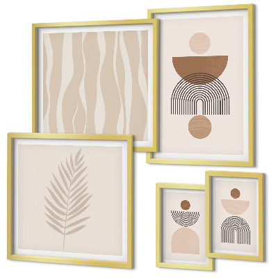 Set 5 slika u okviru Apstraktni oblici prirode