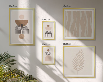 Set 5 slika u okviru Apstraktni oblici prirode