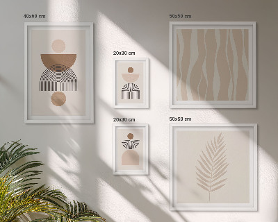 Set 5 slika u okviru Apstraktni oblici prirode