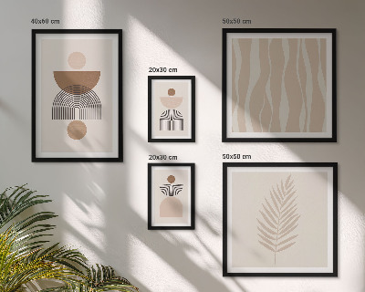Set 5 slika u okviru Apstraktni oblici prirode