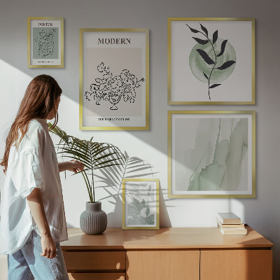 Poliptih u okviru Moderni minimalistički ukrasi