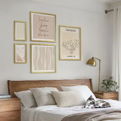 Set 5 slika u okviru moderni minimalistički stil