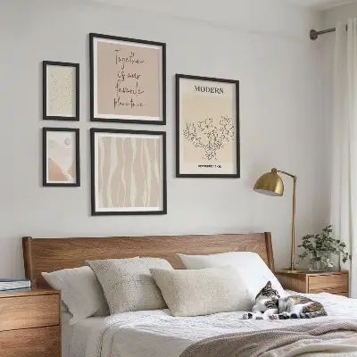 Set 5 slika u okviru moderni minimalistički stil