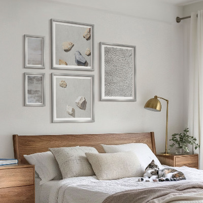 Set slika iznad kauča Moderne minimalističke teksture