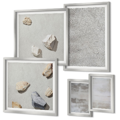 Set slika iznad kauča Moderne minimalističke teksture